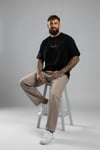 Oversize Forewer T-Shirt-Siyah
