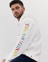 Oversize Kapişonlu 90's Sweat-Beyaz