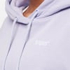 Oversize Kapişonlu Sweat Lila