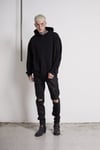 Oversize Kapişonlu Sweat Siyah