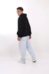 Oversize Kapşonlu Basic Sweat Siyah