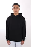 Oversize Kapşonlu Basic Sweat Siyah