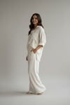 Oversize Muslin Gömlek-Bej