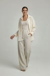 Oversize Muslin Gömlek-Bej