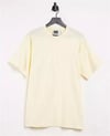 Oversize Nakışlı T shirt Sarı