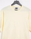 Oversize Nakışlı T shirt Sarı