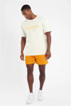 Oversize Outline T shirt-Ekru