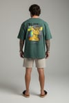 Oversize Passion T-Shirt-Yeşil