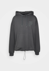 Oversize  Scuba Kapişonlu  Sweat-Antrasit