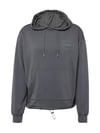 Oversize  Scuba Kapişonlu  Sweat-Antrasit