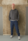 Oversize  Scuba Kapişonlu  Sweat-Antrasit