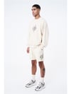 Oversize Season Crew   Sweat Krem