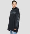 Oversize Secondlife Sweat Hoodie-Antrasit