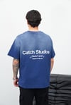Oversize Studio T shirt-Petrol