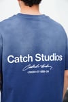 Oversize Studio T shirt-Petrol