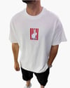 Oversize T shirt-Beyaz