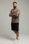 Oversize T shirt-Kahve