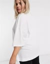 Oversize Unisex 4505  T shirt Beyaz