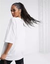 Oversize Unisex 4505  T shirt Beyaz