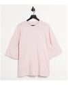 Oversize Unisex 4505  T shirt Pudra Pembe