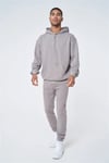 Oversize Unisex Yağ  Yıkama Sweat Taş