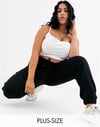 Plus  Unisex Skinny Jogger Siyah