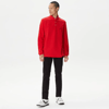 Polo Yaka Jersey Sweat-Kırmızı