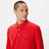 Polo Yaka Jersey Sweat-Kırmızı