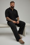 Polo  Yaka Merserize T-shirt-Siyah