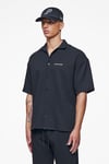 Primo Plissee Summer Shirt-Siyah