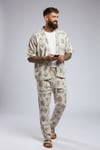 Printed Kimono-Krem