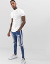 Raglan Kol Hakim Yaka S/s  Gömlek Beyaz-Sarı