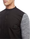 Reglan Kol Hakim Yaka Gömlek Siyah