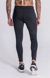 Scuba Kumaş  Kapişonlu Sweat Siyah-Beyaz