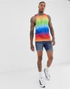 Sırtı Açık Rainbow Atlet Karısık