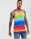 Sırtı Açık Rainbow Atlet Karısık