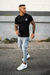 Skinny Fermuarlı  Kargo Jean Mavi