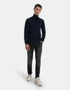 Slim Taşlamalı Jean-Antrasit