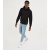 Tallin Hood Nakışlı Sweat Siyah