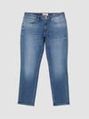 Taşlamalı Skinny Jean-Mavi Açık