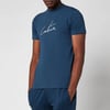 Unısex İmza Nakışlı T shirt Lacivert