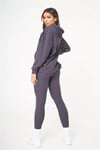 Unisex Oversize Fitilli Kumaş Sweat Antrasit