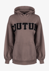 Unisex Oversize Season Kapişonlu Sweat-Antrasit