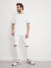 Yırtıklı Skinny JEan Beyaz