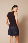 Yumuşak Dokulu Halter Top  Atlet-Kahve