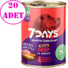 7 Days Köpek Konservesi Sığır Etli 415 Gr 20 AD 32130720 7 Days Yetişkin Köpek Konserveleri Amazon Pet Center