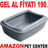 Amazon Açık Kedi Tuvaleti Gri Gel Al 22482006 Amazon Pet Center