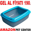 Amazon Açık Kedi Tuvaleti Mavi Gel Al 35013303 Amazon Pet Center