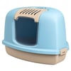 Amazon Joy Pet Üçgen Kapalı Kedi Tuvaleti Mavi 35013310 Amazon Pet Center
