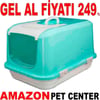 Amazon Kapalı Kedi Tuvaleti Yeşil S 35000082 Amazon Pet Center